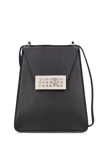 Sac Vertical Mini En Cuir Numbers - MM6 MAISON MARGIELA - Modalova