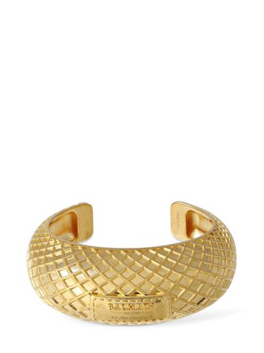 Bracelet En Laiton Signature Grid - BALMAIN - Modalova