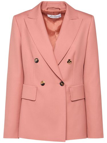 Blazer En Gabardine De Laine Osanna - MAX MARA - Modalova