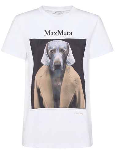 T-shirt En Jersey Imprimé Cipria - MAX MARA - Modalova