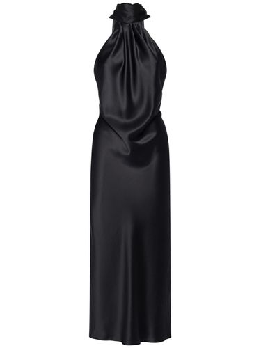 Robe Longue En Satin Avec Partie À Nouer Moli - MAX MARA - Modalova