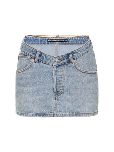 Jupe Courte En Denim - ALEXANDER WANG - Modalova