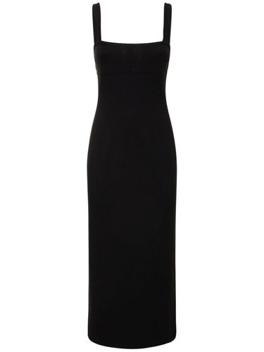 Robe Midi En Tissu Technique Stretch Ponte - HELMUT LANG - Modalova