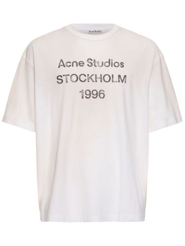 T-shirt En Coton Mélangé Exford 1996 - ACNE STUDIOS - Modalova