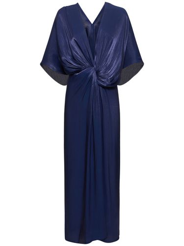 Robe Midi En Georgette De Lurex Roanna - COSTARELLOS - Modalova