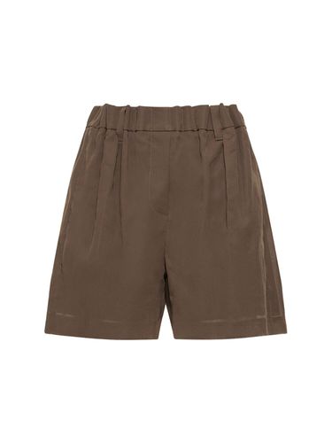 Short Élastique En Gaze De Coton - BRUNELLO CUCINELLI - Modalova