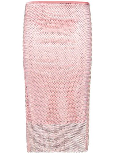 Jupe Midi En Mesh Embelli Zinnia - SPORTMAX - Modalova