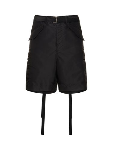 Short En Sergé De Nylon - SACAI - Modalova