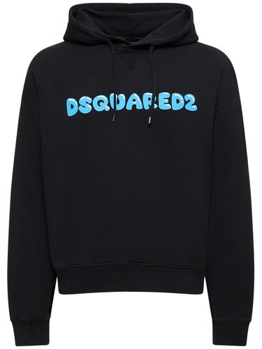 Sweat-shirt Relaxed En Coton À Capuche - DSQUARED2 - Modalova