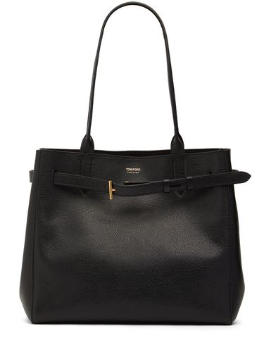 Sac Cabas Moyen En Cuir Grainé Audrey - TOM FORD - Modalova