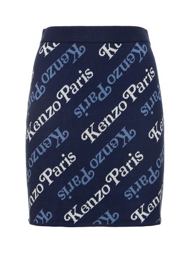 Jupe Courte En Coton Et Laine Kenzo X Verdy - KENZO PARIS - Modalova