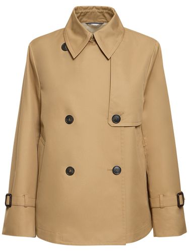 Trench-coat Court En Gabardine Biglia - WEEKEND MAX MARA - Modalova