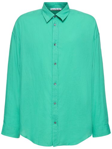 Chemise En Coton Biologique Setar - ACNE STUDIOS - Modalova