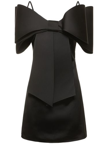 Robe Courte En Organza Détail Nœud Le Cadeau - MACH & MACH - Modalova