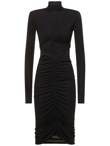 Robe Midi Ajourée En Jersey Stretch Kim - THE ANDAMANE - Modalova