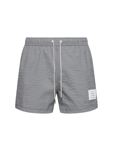 Short De Bain En Seersucker - THOM BROWNE - Modalova