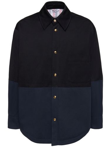 Surchemise Oversize Décontractée En Coton - THOM BROWNE - Modalova