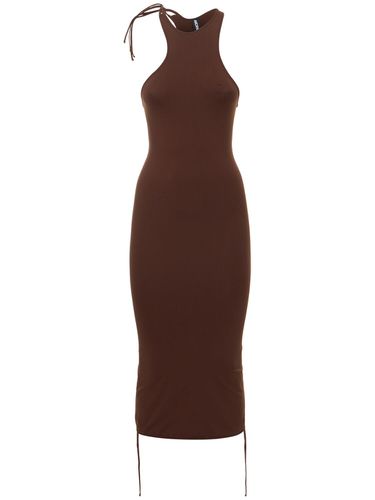 Robe Mi-longue Sculptante En Jersey - ANDREADAMO - Modalova