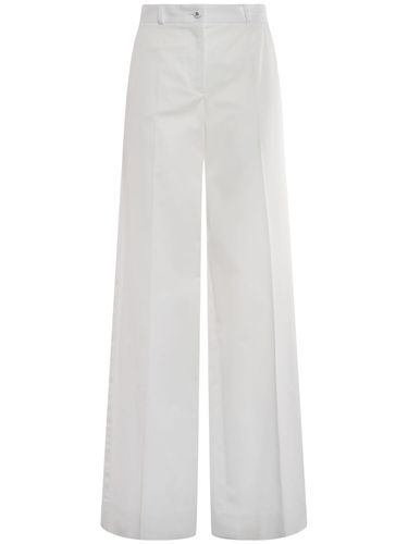 Pantalon Ample En Gabardine De Coton - DOLCE & GABBANA - Modalova