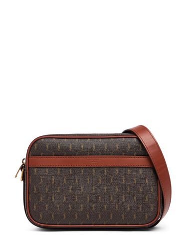 Sac Enduit À Motif Monogramme - SAINT LAURENT - Modalova