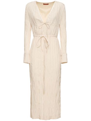 Robe Midi En Satin À Manches Longues Carol - ALTUZARRA - Modalova