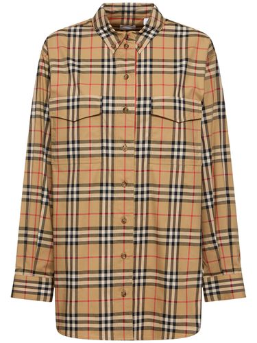 Chemise En Popeline Stretch Turnstone Icon - BURBERRY - Modalova