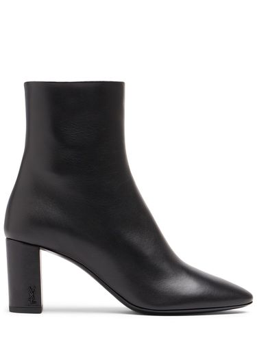 Bottes En Cuir Lou 70 Mm - SAINT LAURENT - Modalova