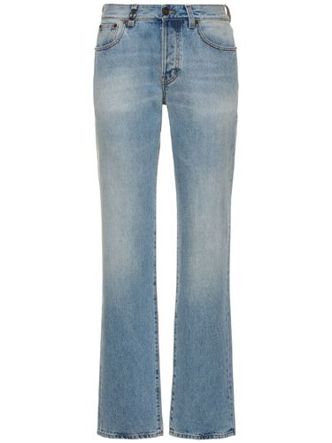 Jean En Denim De Coton Cassandre - SAINT LAURENT - Modalova