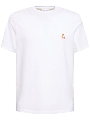 T-shirt Regular Avec Patch Renard Chillax - MAISON KITSUNÉ - Modalova