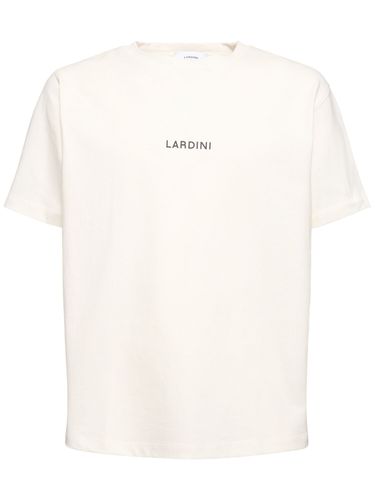 T-shirt En Coton À Col Rond - LARDINI - Modalova