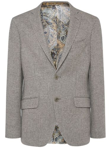 Blazer En Laine Et Cachemire - ETRO - Modalova