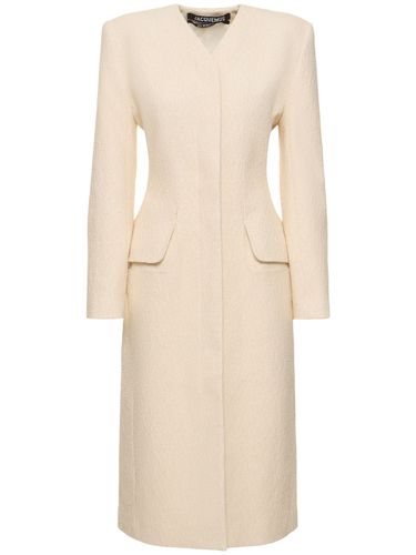 Manteau Midi En Polaire De Coton Le Manteau Cubo - JACQUEMUS - Modalova