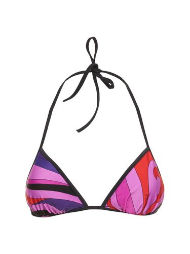 Haut De Bikini En Lycra Imprimé - PUCCI - Modalova