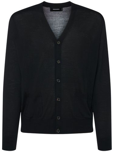 Cardigan En Maille De Laine - DSQUARED2 - Modalova