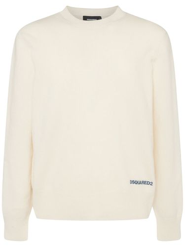 Pull-over En Maille À Col Ras-du-cou - DSQUARED2 - Modalova