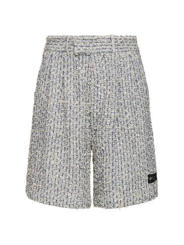 Short En Tweed De Coton Mélangé Bouclé - AMIRI - Modalova