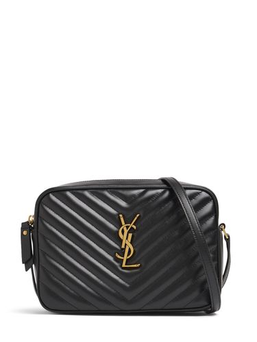 Sac Moyen En Cuir Lou - SAINT LAURENT - Modalova