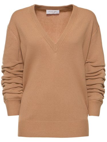 Pull-over En Cachemire À Col En V - MICHAEL KORS COLLECTION - Modalova