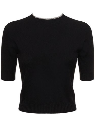 Haut En Jersey Embelli Single - GIORGIO ARMANI - Modalova