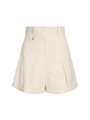 Short En Lin Mélangé Le Short Bari - JACQUEMUS - Modalova