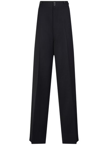 Pantalon Ample En Laine - MAISON MARGIELA - Modalova