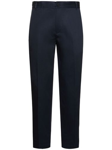 Pantalon Chino Droit En Coton - MAISON KITSUNÉ - Modalova