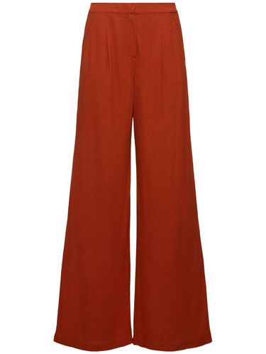 Pantalon Droit En Jersey De Lin Mélangé Brina - MAX MARA - Modalova