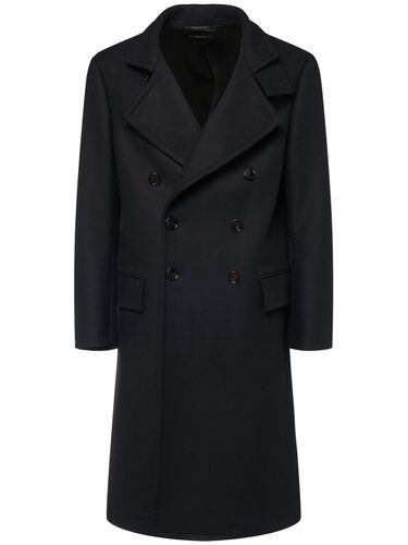 Manteau En Sergé Feutrine Compact Japanese - TOM FORD - Modalova