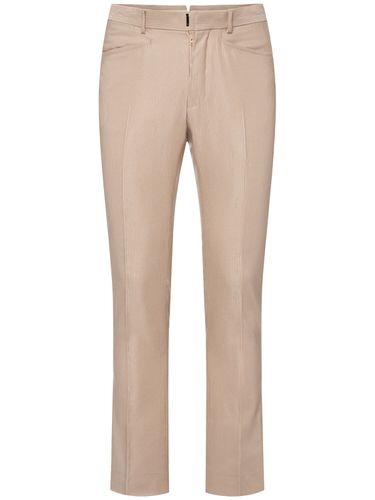 Pantalon Droit Vintage En Coton Et Soie - TOM FORD - Modalova