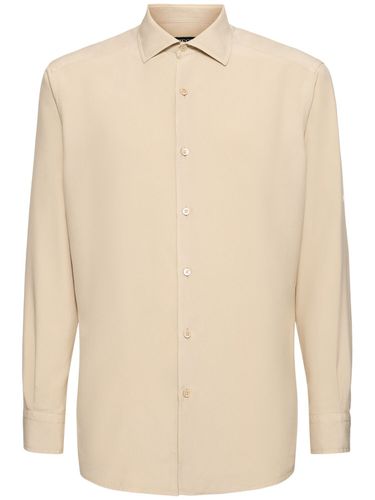 Chemise Manches Longues En Soie - ZEGNA - Modalova