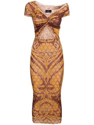 Robe En Mesh Imprimé - ETRO - Modalova