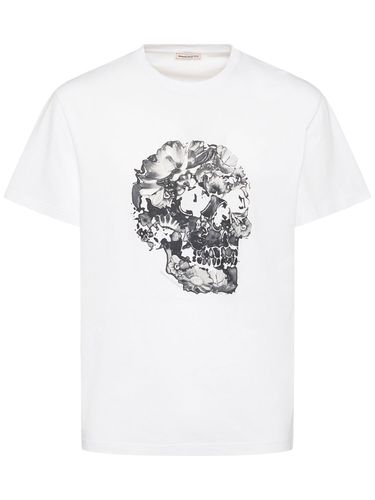 T-shirt En Coton Imprimé - ALEXANDER MCQUEEN - Modalova