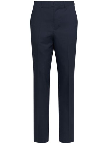 Pantalon Cigarette En Toile De Laine - AMI PARIS - Modalova