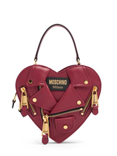 Sac À Main En Cuir Nappa Biker - MOSCHINO - Modalova